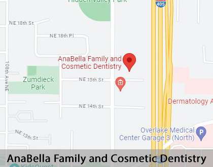 Map image for TMJ Dentist in Bellevue, WA